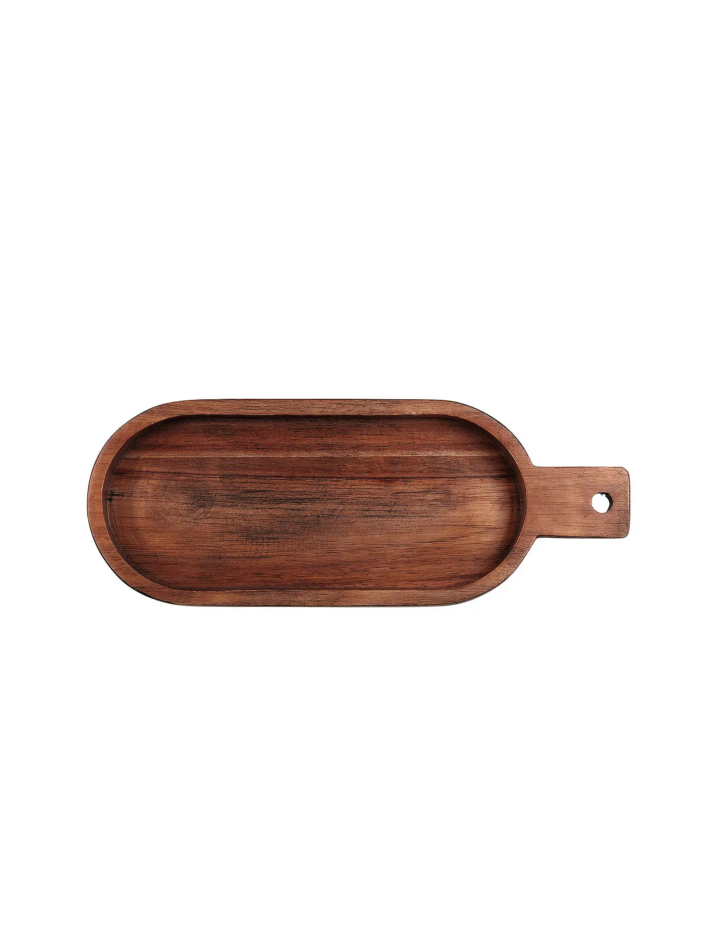 ASA SELECTION | Schale oval flach "Wood" 33,4x13cm (Akazie Massiv) | 